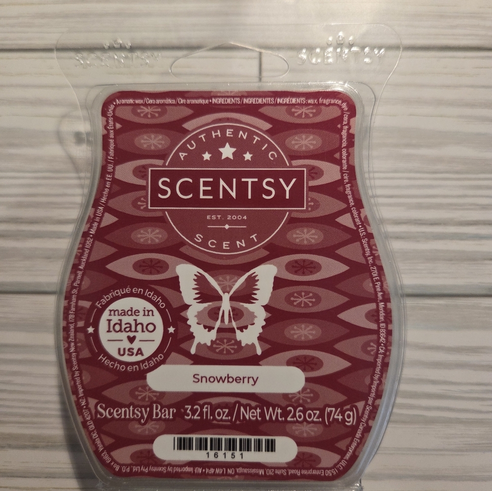 Scentsy Bar in Snowberry